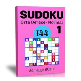 Orta Derece Sudoku Kitabı-1 Enine Boyuna Eğitim