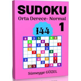 Orta Derece Sudoku Kitabı-1 Enine Boyuna Eğitim