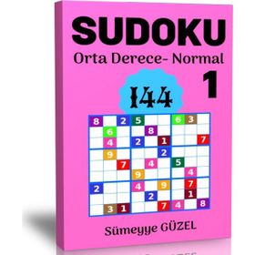 Orta Derece Sudoku Kitabı-1 Enine Boyuna Eğitim
