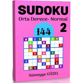 Orta Derece Sudoku Kitabı-2 Enine Boyuna Eğitim