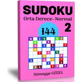 Orta Derece Sudoku Kitabı-2 Enine Boyuna Eğitim