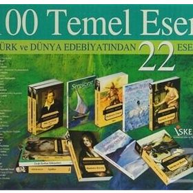 Orta - Lise 100 Temel Eser 22 Kitap Kutulu - danyel defo semsipasazade sezai Evliya Çelebi guztave flaubert ivan sergevic turgenyev Beydeba Honore de Balzac miguel de cervantes saavedra saavedra Ahmet Hikmet Müftüoğlu nikolay vasilievich gogol Johann Wo
