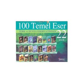 Orta - Lise 100 Temel Eser 22 Kitap Kutulu - danyel defo semsipasazade sezai Evliya Çelebi guztave flaubert ivan sergevic turgenyev Beydeba Honore de Balzac miguel de cervantes saavedra saavedra Ahmet Hikmet Müftüoğlu nikolay vasilievich gogol Johann Wo