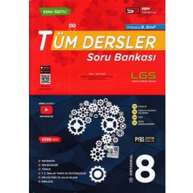Ortaokul 8. Sınıf Tüm Dersler Soru Bankası - Soru Bankası Merkezi Komisyon