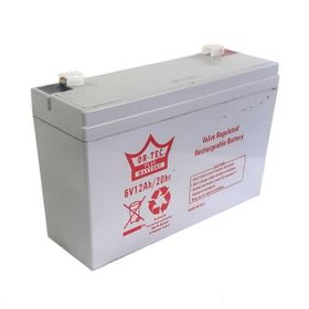 Ortec 6V 12Ah Bakımsız Kuru Akü