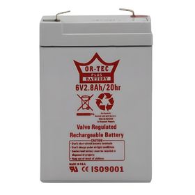 Ortec 6V 2,8Ah Bakımsız Kuru Akü