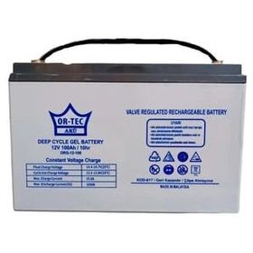 Ortec Solar Sistem Jel 12 V 100 Ah Akü