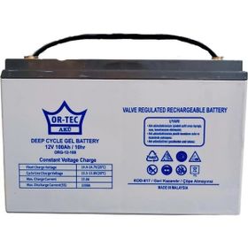 Ortec Solar Sistem Jel 12 V 100 Ah Akü