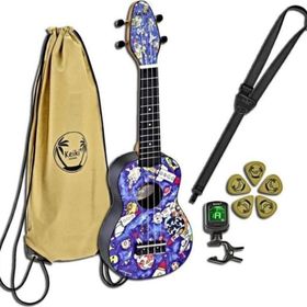 Ortega K2-SP Spaceman Keiki Sopranino Ukulele Set
