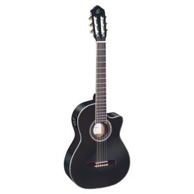 Ortega RCE141BK Siyah Elektro Klasik Gitar
