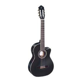 Ortega RCE141BK Siyah Elektro Klasik Gitar
