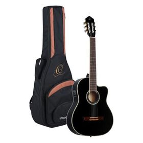 Ortega RCE141BK Siyah Elektro Klasik Gitar