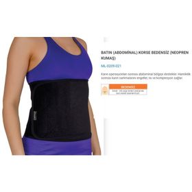 Ortholand Batın Abdominal Bedensiz Neopren Kumaş Korse