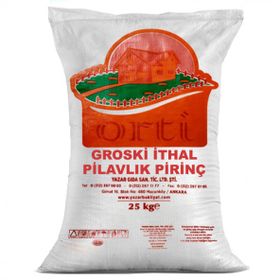 Orti Groski İthal 25 kg Pilavlık Pirinç