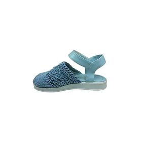 OrtopedikAL 1506 Filet Mavi Dantelli Örgülü Triko Kız Çocuk Sandalet