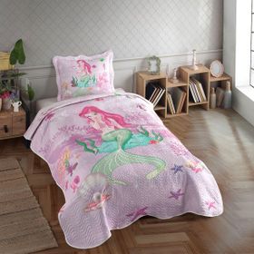 Örtüm Mermaid Tek Kişilik Kapitone Yatak Örtüsü
