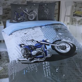 Örtüm Raceway Tek Kişilik Yatak Örtüsü