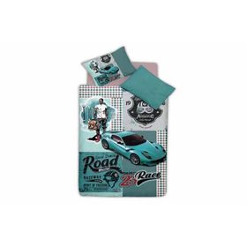 Örtüm Raceway Tek Kişilik Yatak Örtüsü