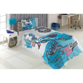 Örtüm Raceway Tek Kişilik Yatak Örtüsü