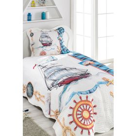 Örtüm Sailor Tek Kişilik Yatak Örtüsü