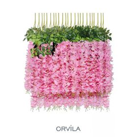 Orvila Yapay Akasya Çiçeği Sarkıt Süsleme Söz Nişan 3 Dallı 12 Adet Pembe Konsept Demeti Söz Malzemeleri