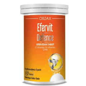Orzax Efervit Defence Vitamin C 10 Efervesan Tablet