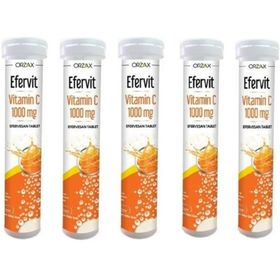 Orzax Efervit Vitamin C 1000 mg 20 Efervesan Tablet