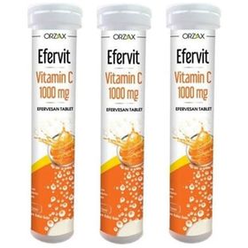 Orzax Efervit Vitamin C 1000 mg 20 Efervesan Tablet
