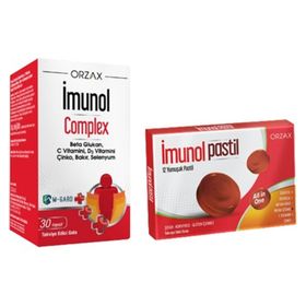 Orzax İmunol Complex 30 Kapsül + İmunol Soft 12 Pastil
