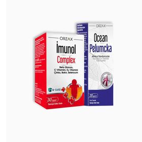 Orzax İmunol Complex 30 Kapsül + Ocean Pelumcka 20 ml Damla