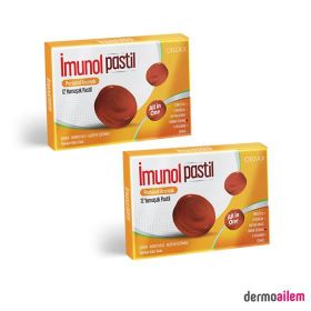 Orzax İmunol Portakal 2x12 Adet Pastil
