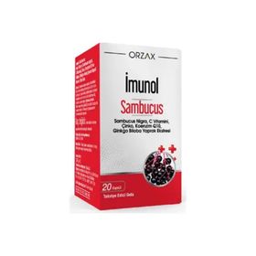 Orzax İmunol Sambucus 20 Kapsül