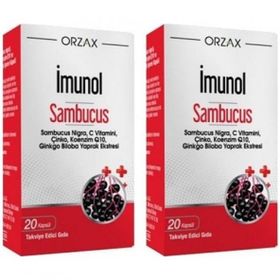 Orzax İmunol Sambucus 20 Kapsül