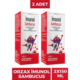 Orzax İmunol Sambucus 2x150 ml Sıvı