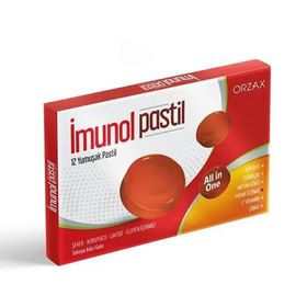 Orzax İmunol Zencefil Zerdeçal 12 Pastil
