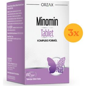 Orzax Minomin 3x60 Tablet