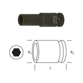 Osaka 1/2 30 mm Altı Köşe Havalı Derin Lokma