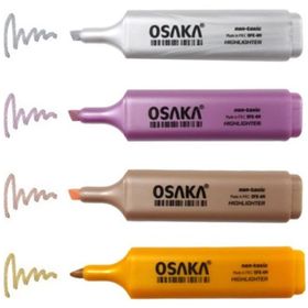 Osaka 4 Renk Set Metalik Fosforlu Kalem
