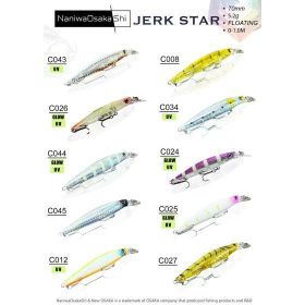 Osaka C026 Jerk Star 70 mm 5.2 gr Floating Maket Balık