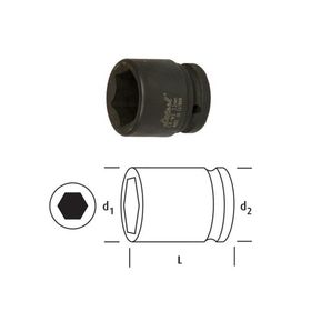Osaka LN3446 3/4 inç 6 Köşe 46 mm Havalı Lokma Anahtar