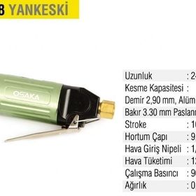 Osaka OPT 1008 240 mm Havalı Yankeski