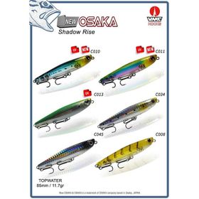 Osaka Shadow Rise 85 mm 11.7 gr TopWater Maket Balık