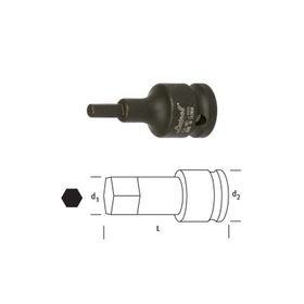 Osaka Tool LN12A12 1/2 inç 12 mm Havalı Allen Lokma