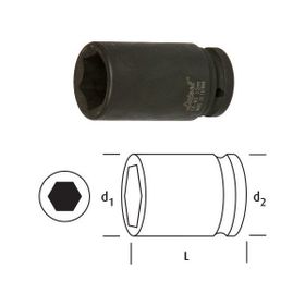 Osaka Tool LN1S38 1 inç 38 mm Havalı Lokma