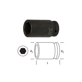 Osaka Tool LN34D24 3/4 inç 24 mm Havalı Derin Lokma