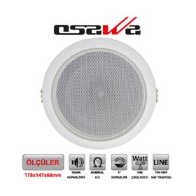 Osawa OSW-625 Alçıpan Hoparlör