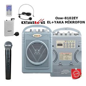 Osawa OSW-8102EY EL+Yaka Mikrofonlu Seyyar Mevlüt Anfisi