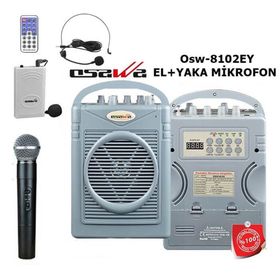 Osawa OSW-8102EY EL+Yaka Mikrofonlu Seyyar Mevlüt Anfisi