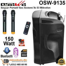Osawa OSW-9135 150 Watt 38 cm Taşınabilir Portatif Seyyar Ses Sistemi