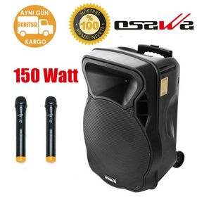 Osawa OSW-9135 150 Watt 38 cm Taşınabilir Portatif Seyyar Ses Sistemi